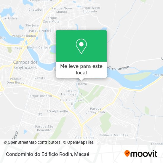 Condominio do Edificio Rodin mapa