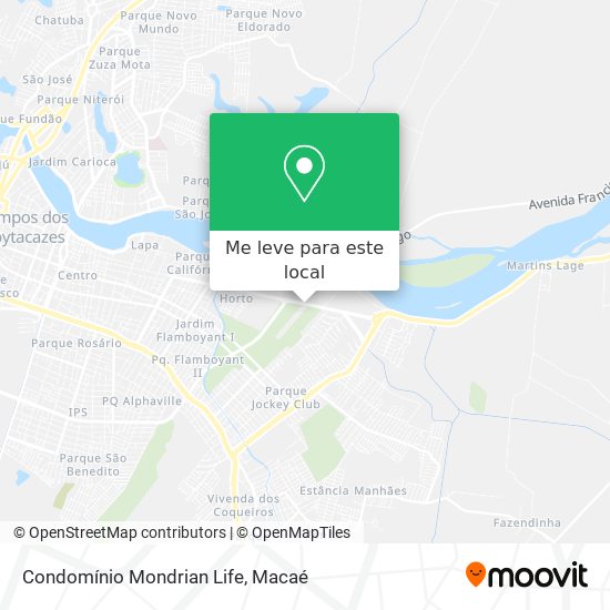 Condomínio Mondrian Life mapa