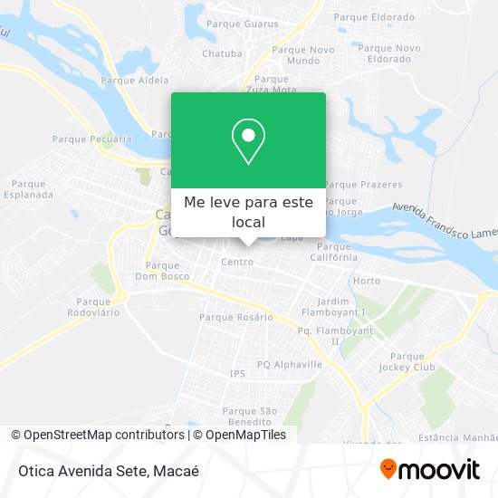 Otica Avenida Sete mapa