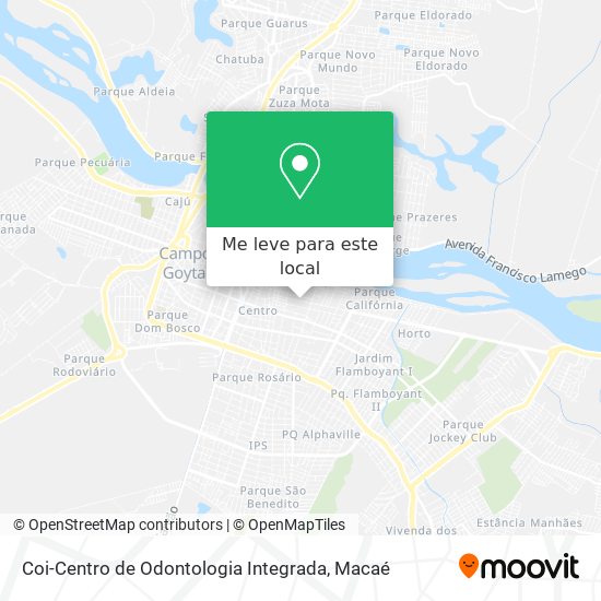 Coi-Centro de Odontologia Integrada mapa