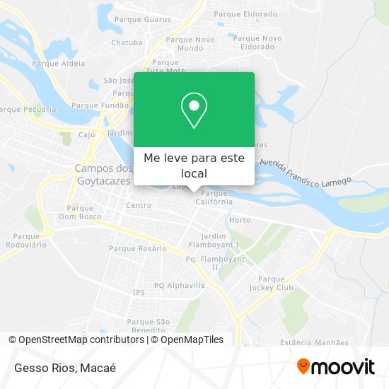 Gesso Rios mapa