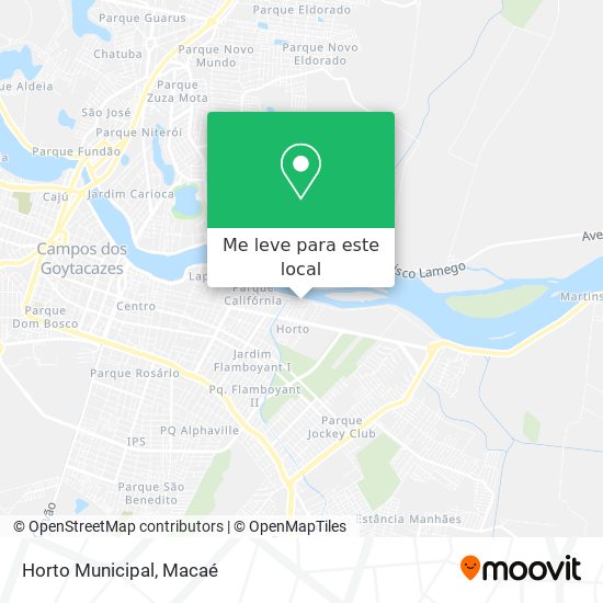 Horto Municipal mapa
