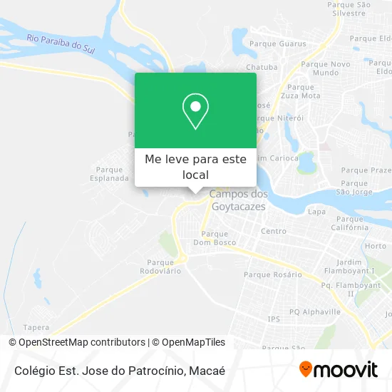 Colégio Est. Jose do Patrocínio mapa