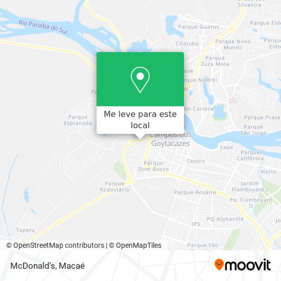 McDonald's mapa