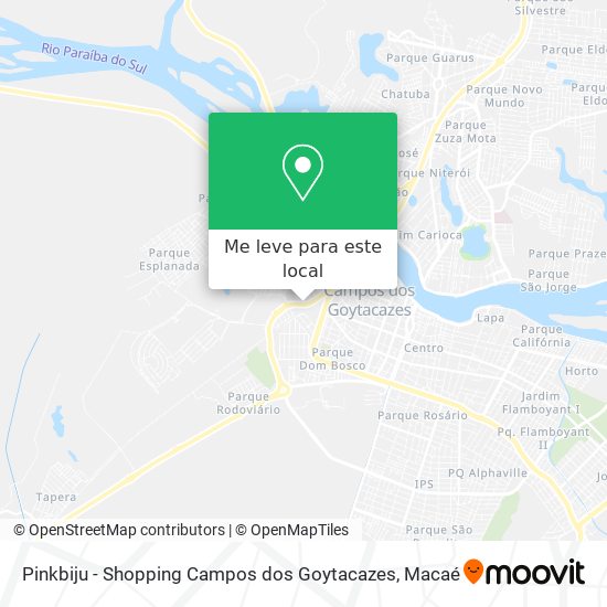 Pinkbiju - Shopping Campos dos Goytacazes mapa