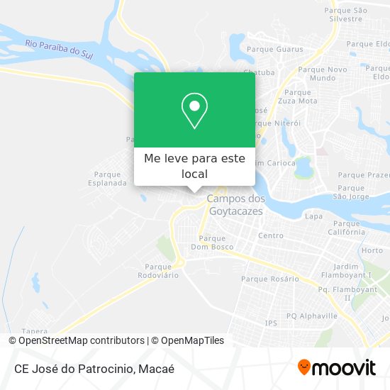 CE José do Patrocinio mapa