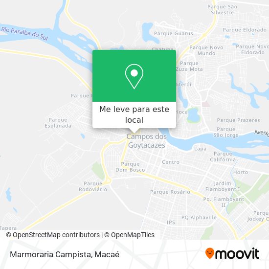Marmoraria Campista mapa