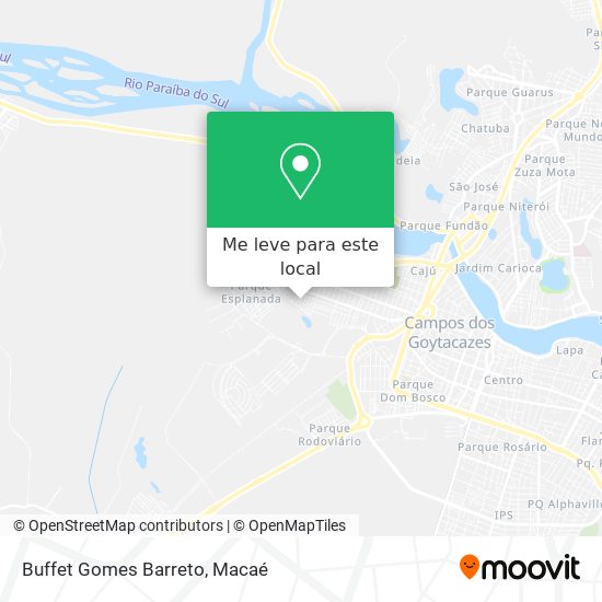 Buffet Gomes Barreto mapa
