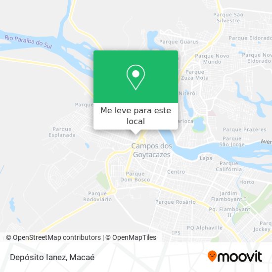 Depósito Ianez mapa