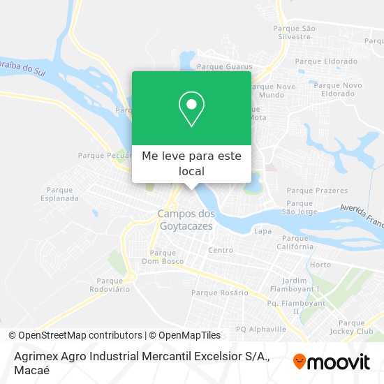 Agrimex Agro Industrial Mercantil Excelsior S / A. mapa
