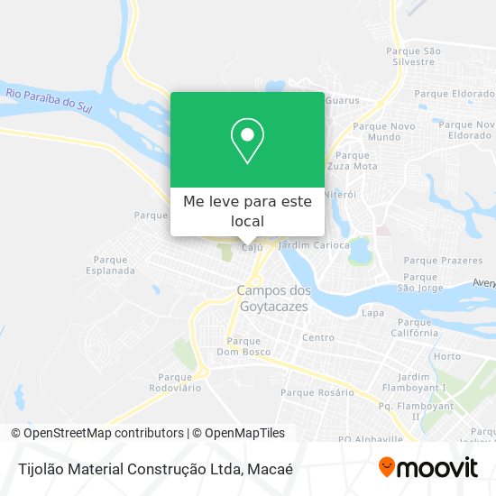 Tijolão Material Construção Ltda mapa
