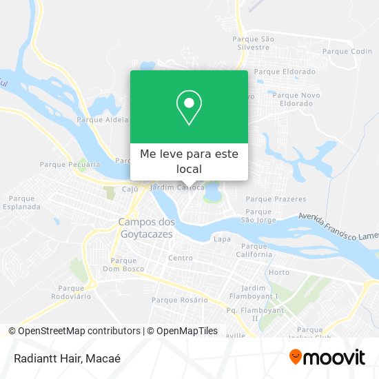 Radiantt Hair mapa