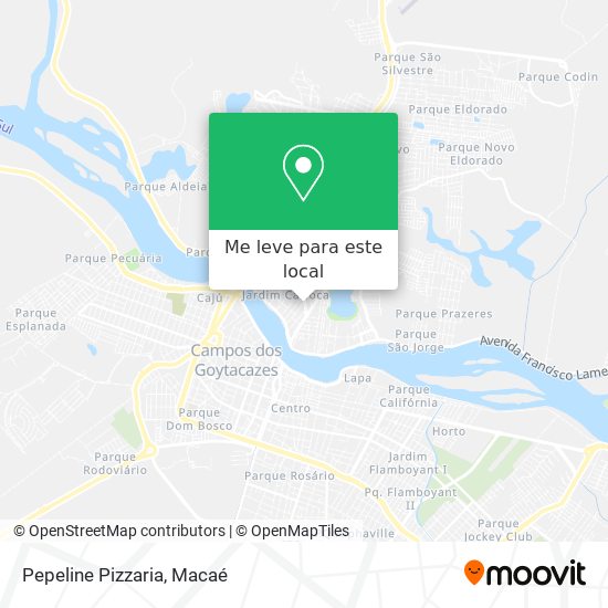 Pepeline Pizzaria mapa