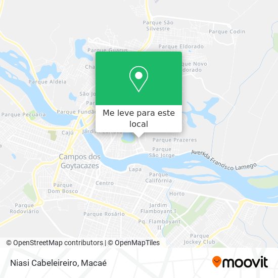 Niasi Cabeleireiro mapa