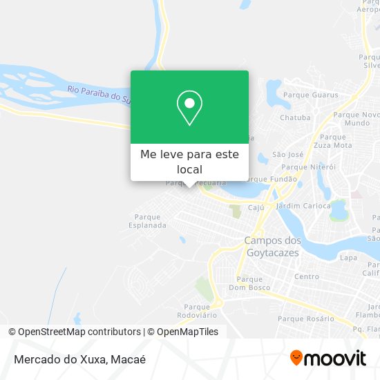 Mercado do Xuxa mapa