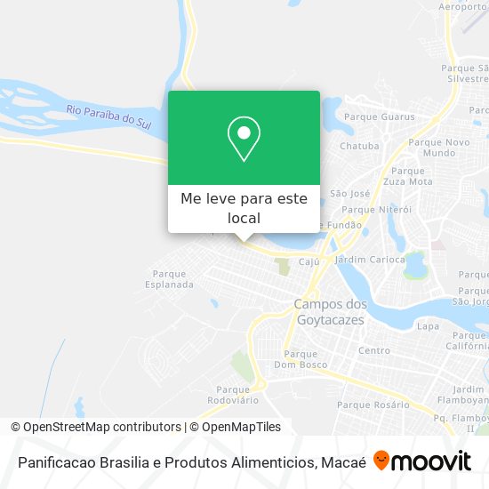 Panificacao Brasilia e Produtos Alimenticios mapa
