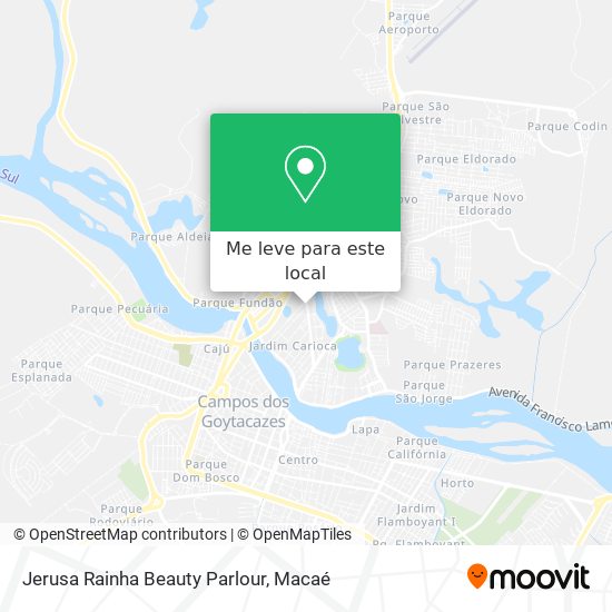 Jerusa Rainha Beauty Parlour mapa