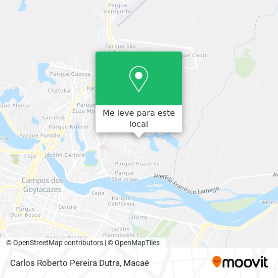 Carlos Roberto Pereira Dutra mapa