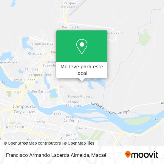 Francisco Armando Lacerda Almeida mapa
