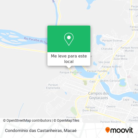 Condomínio das Castanheiras mapa