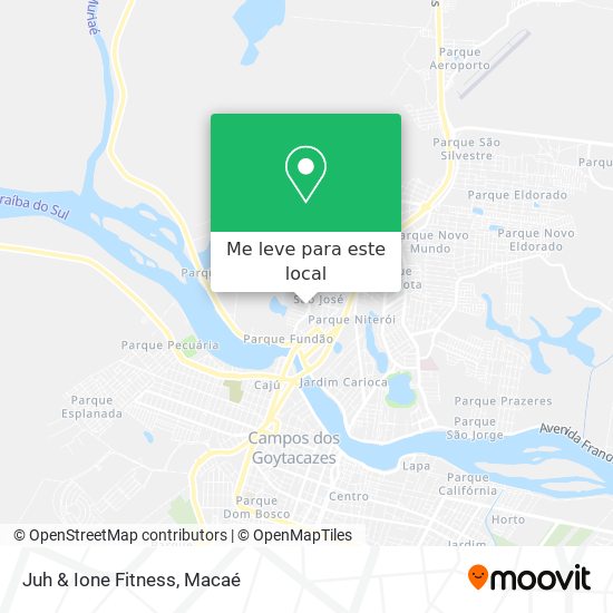 Juh & Ione Fitness mapa