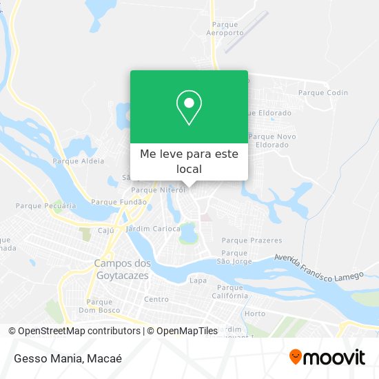 Gesso Mania mapa