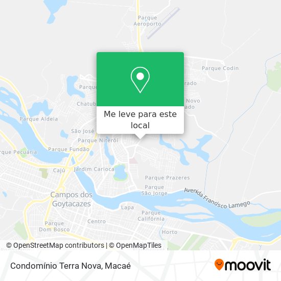Condomínio Terra Nova mapa