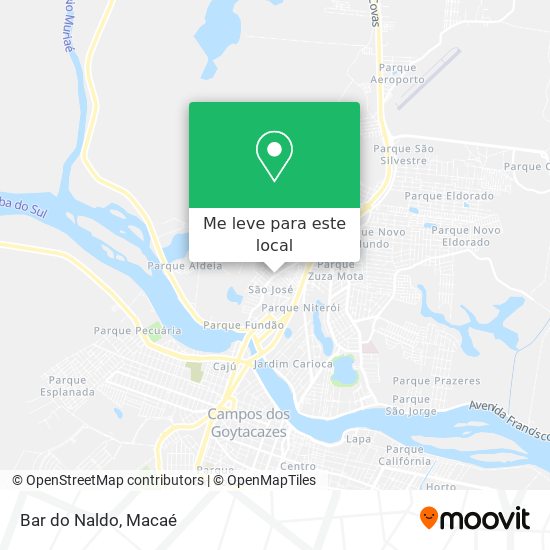 Bar do Naldo mapa