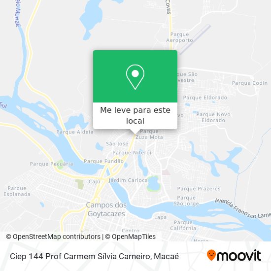 Ciep 144 Prof Carmem Sílvia Carneiro mapa