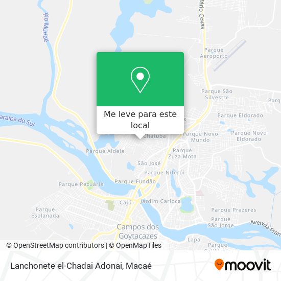 Lanchonete el-Chadai Adonai mapa