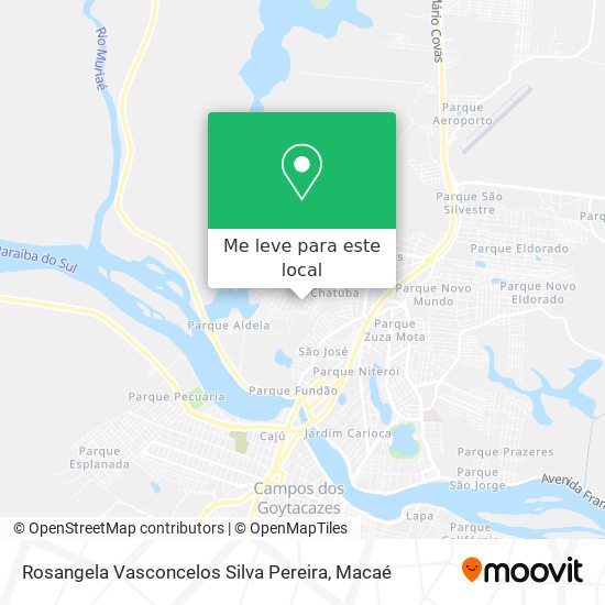 Rosangela Vasconcelos Silva Pereira mapa