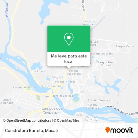 Construtora Barreto mapa