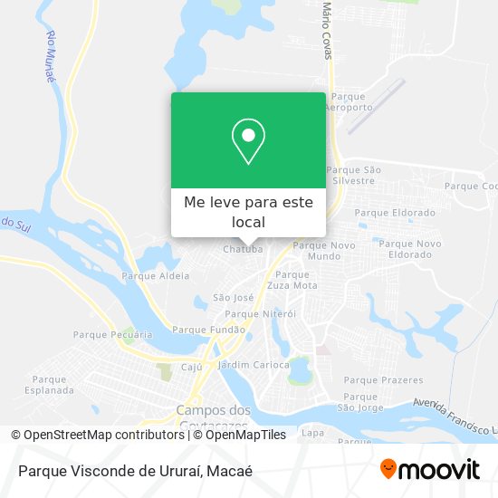 Parque Visconde de Ururaí mapa