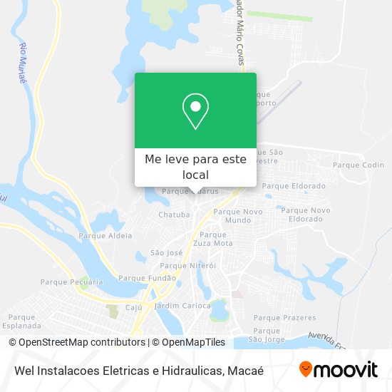 Wel Instalacoes Eletricas e Hidraulicas mapa