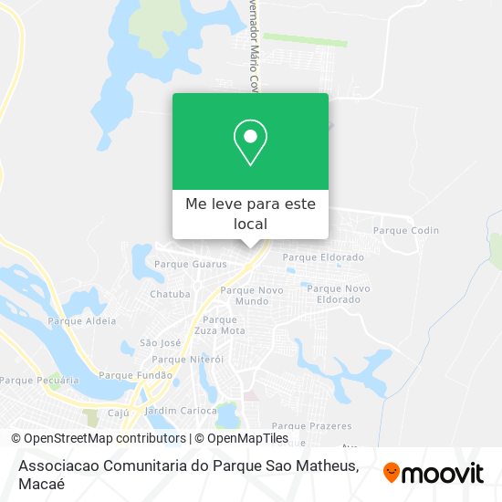 Associacao Comunitaria do Parque Sao Matheus mapa