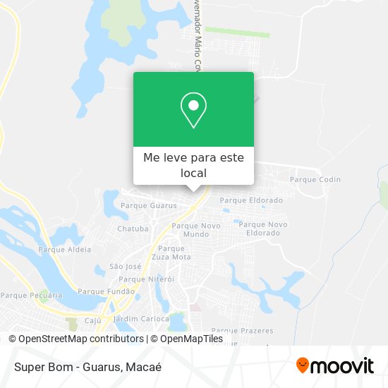 Super Bom - Guarus mapa