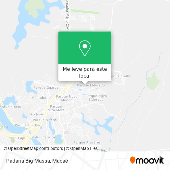 Padaria Big Massa mapa