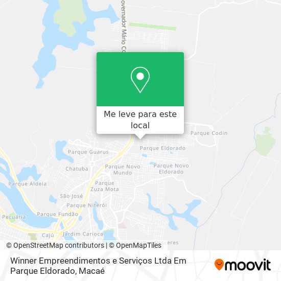 Winner Empreendimentos e Serviços Ltda Em Parque Eldorado mapa