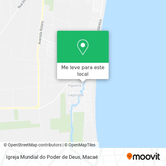 Igreja Mundial do Poder de Deus mapa
