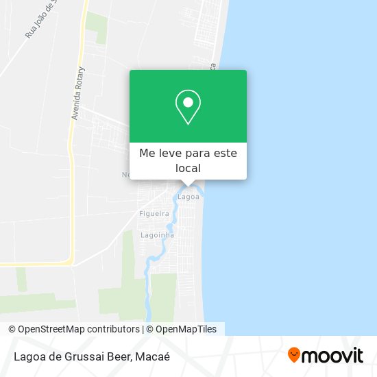 Lagoa de Grussai Beer mapa