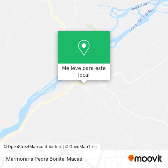 Marmoraria Pedra Bonita mapa