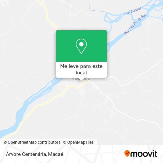 Árvore Centenária mapa