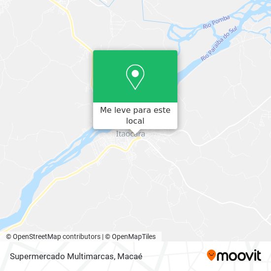 Supermercado Multimarcas mapa