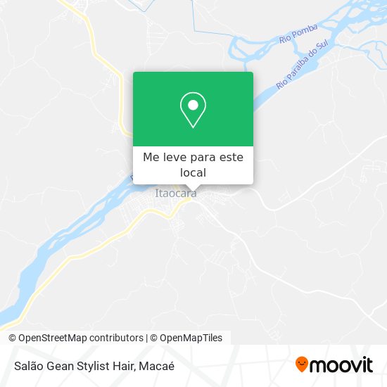 Salão Gean Stylist Hair mapa