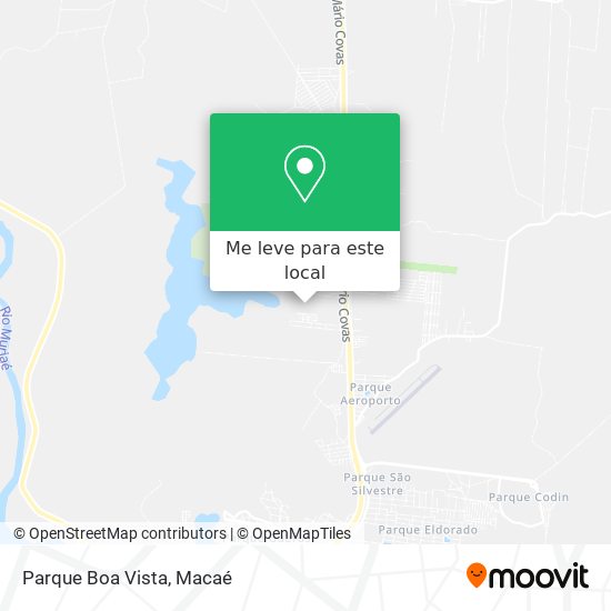 Parque Boa Vista mapa