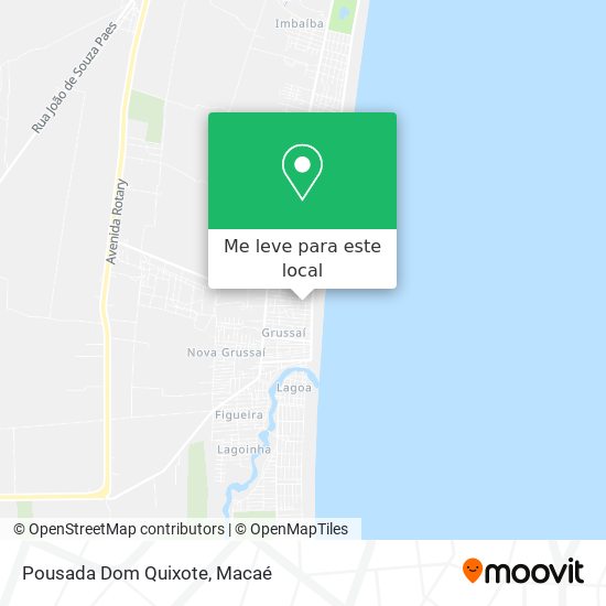 Pousada Dom Quixote mapa