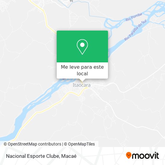 Nacional Esporte Clube mapa