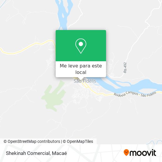 Shekinah Comercial mapa
