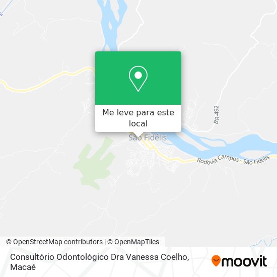 Consultório Odontológico Dra Vanessa Coelho mapa