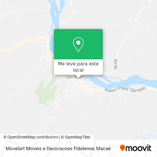 Movelart Moveis e Decoracoes Fidelense mapa